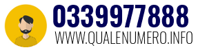 Numero di telefono 0339977888 0339977888