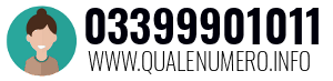 Numero di telefono 03399901011 03399901011