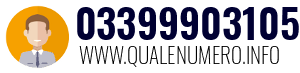 Numero di telefono 03399903105 03399903105