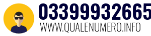 Numero di telefono 03399932665 03399932665