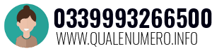 Numero di telefono 03399932665002 03399932665002