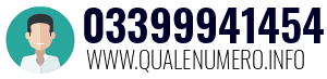 Numero di telefono 03399941454 03399941454