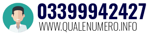 Numero di telefono 03399942427 03399942427