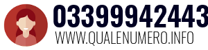 Numero di telefono 03399942443 03399942443