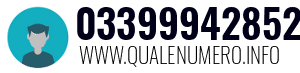 Numero di telefono 03399942852 03399942852