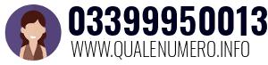 Numero di telefono 03399950013 03399950013