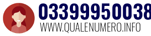 Numero di telefono 03399950038 03399950038