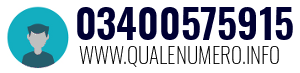 Numero di telefono 03400575915 03400575915