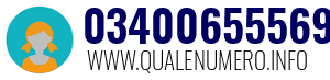 Numero di telefono 03400655569 03400655569