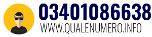 Numero di telefono 03401086638 03401086638