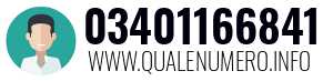 Numero di telefono 03401166841 03401166841