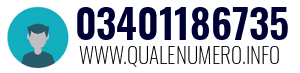 Numero di telefono 03401186735 03401186735