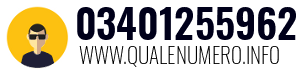 Numero di telefono 03401255962 03401255962
