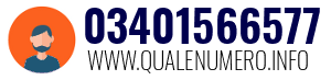 Numero di telefono 03401566577 03401566577