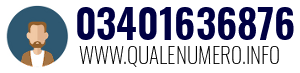 Numero di telefono 03401636876 03401636876