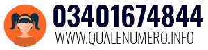 Numero di telefono 03401674844 03401674844