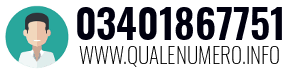 Numero di telefono 03401867751 03401867751