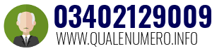 Numero di telefono 03402129009 03402129009
