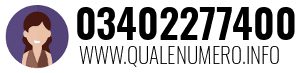 Numero di telefono 03402277400 03402277400