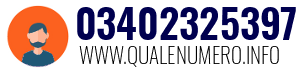Numero di telefono 03402325397 03402325397