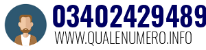 Numero di telefono 03402429489 03402429489