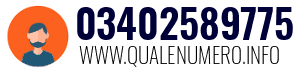Numero di telefono 03402589775 03402589775
