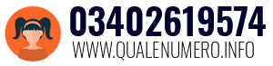 Numero di telefono 03402619574 03402619574