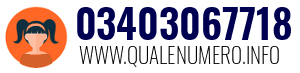 Numero di telefono 03403067718 03403067718