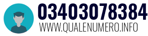 Numero di telefono 03403078384 03403078384