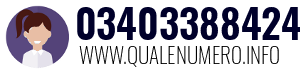 Numero di telefono 03403388424 03403388424