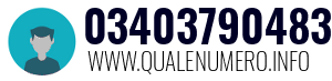 Numero di telefono 03403790483 03403790483