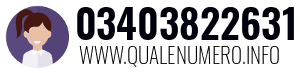 Numero di telefono 03403822631 03403822631