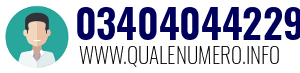 Numero di telefono 03404044229 03404044229