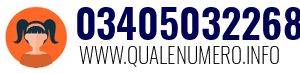 Numero di telefono 03405032268 03405032268