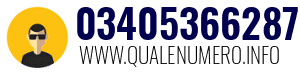 Numero di telefono 03405366287 03405366287