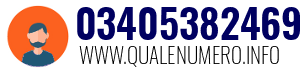 Numero di telefono 03405382469 03405382469