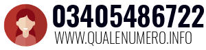 Numero di telefono 03405486722 03405486722
