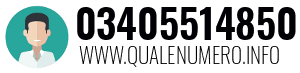 Numero di telefono 03405514850 03405514850