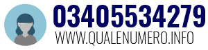 Numero di telefono 03405534279 03405534279
