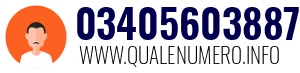 Numero di telefono 03405603887 03405603887