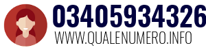 Numero di telefono 03405934326 03405934326