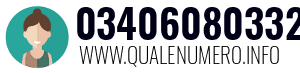 Numero di telefono 03406080332 03406080332