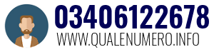 Numero di telefono 03406122678 03406122678