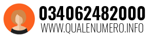Numero di telefono 034062482000 034062482000