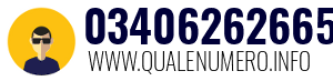 Numero di telefono 03406262665 03406262665