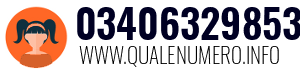 Numero di telefono 03406329853 03406329853