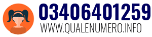 Numero di telefono 03406401259 03406401259