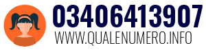 Numero di telefono 03406413907 03406413907