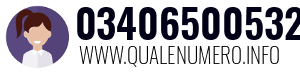 Numero di telefono 03406500532 03406500532