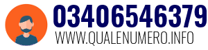 Numero di telefono 03406546379 03406546379